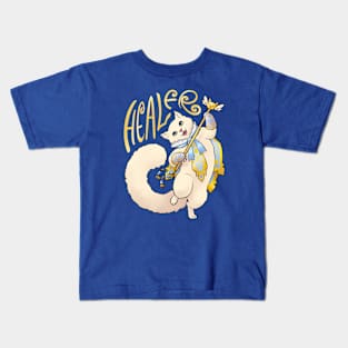 Healer Cat - Videogame RPG Class Kids T-Shirt